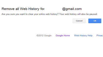 removehistory