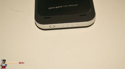 Mophie Juice Pack indicator