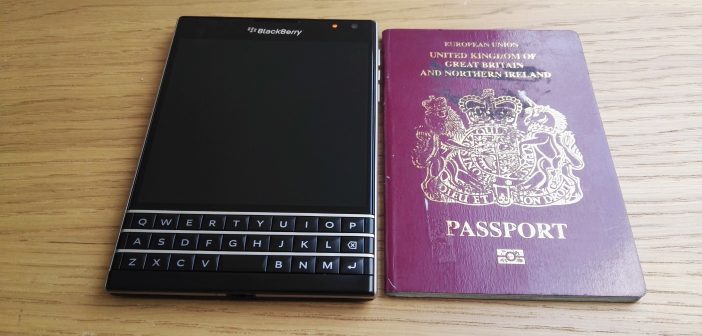 Blackberry Passport Size