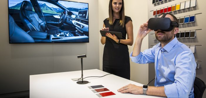 Audi Virtual Reality technology in dealerships