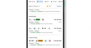 Transit Directions Paired With Biking And Ridesharing Coming To Google Maps