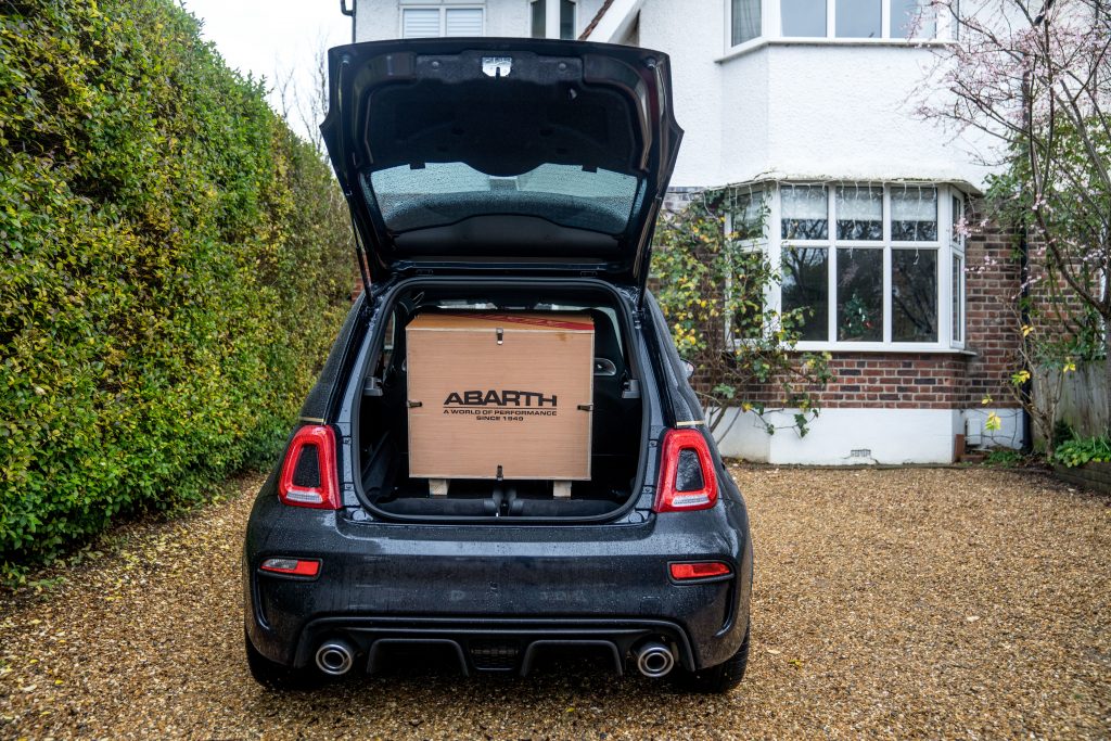 Abarth VR Test Drive Delivery